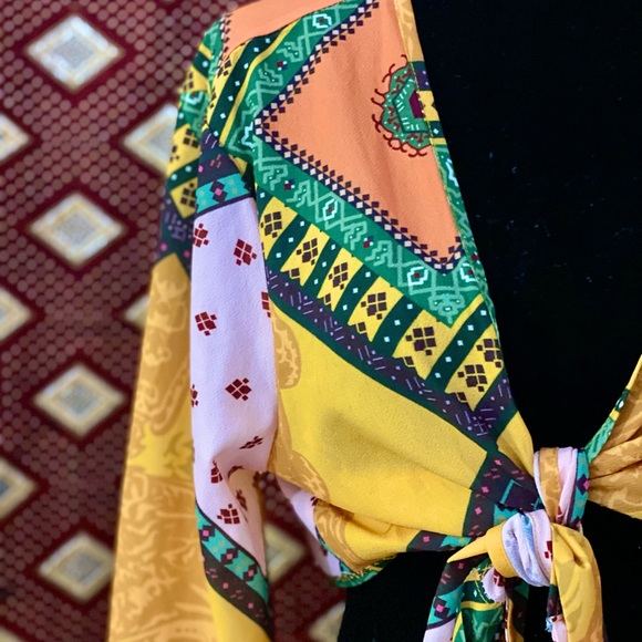 Boho gypsy crop top Gitana style - Picture 3 of 7